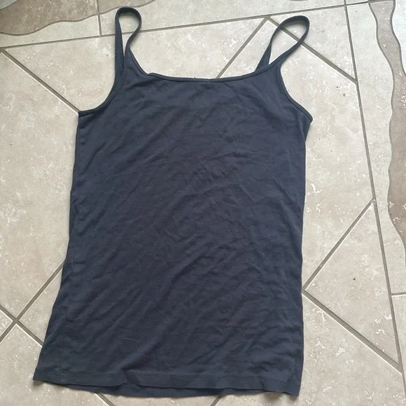 J Crew L tank top charcoal - Picture 7 of 8